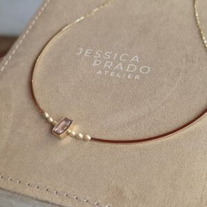 CHOKER MEIO ARO MORGANITA